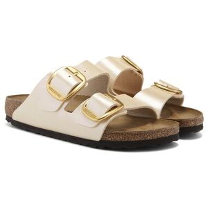 Birkenstock Arizona Big Buckle Sandal - Pearly White size 39
